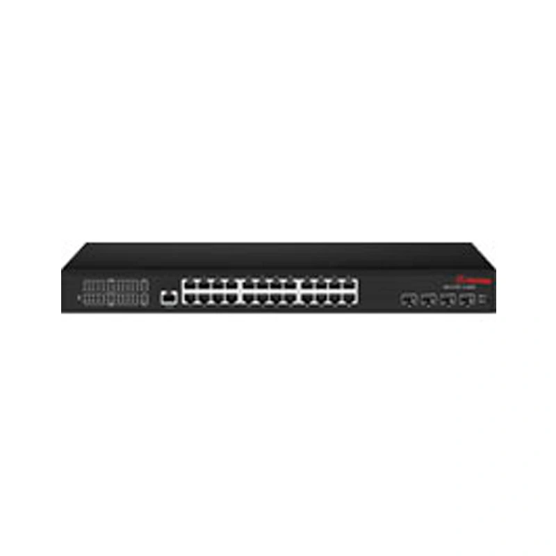 Interruptor PoE eléctrico no gestionado de 4 puertos 10G SFP de 24 puertos 1G