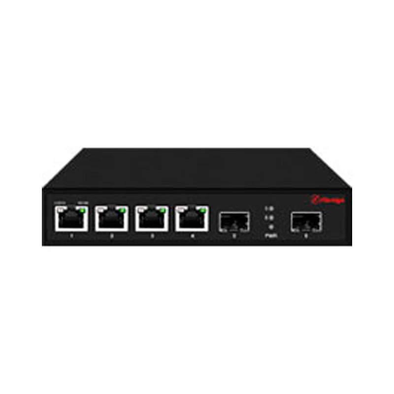 2 puertos 1000M SFP 4 puertos 1000M Tx interruptor gestionado