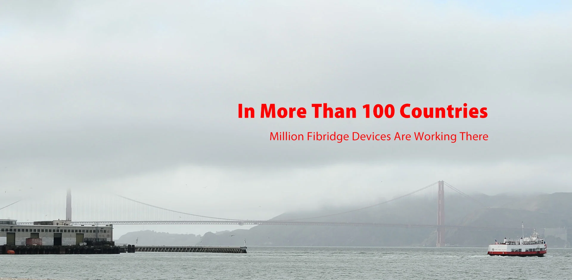 En más de 100 países, millones de dispositivos de conmutación de red industrial Fibridge están trabajando allí