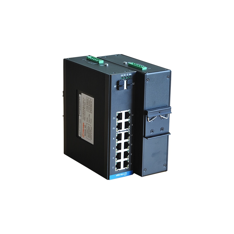 Interruptor industrial administrado DIN-RAIL L2 L3 PoE