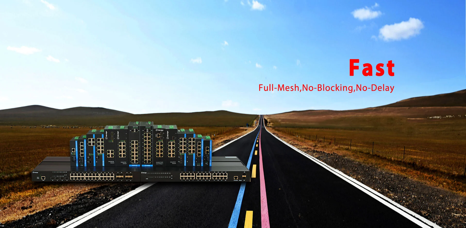Aplicación de conmutador Ethernet industrial