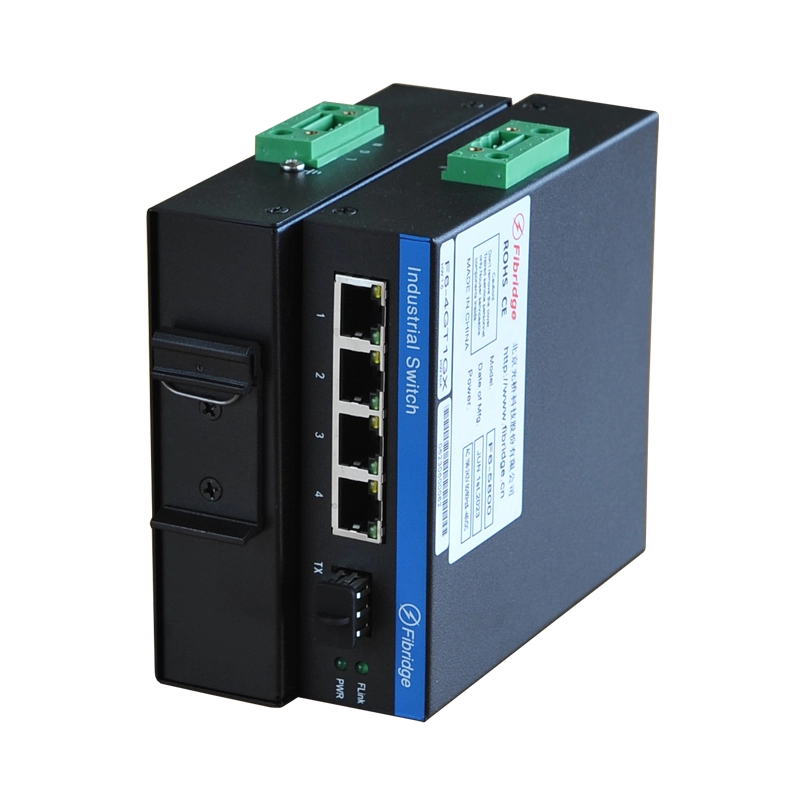 F6-4TX1FX DIN-RAIL 1 puerto no gestionado 100M Fx 4 puertos 100M Tx interruptor industrial