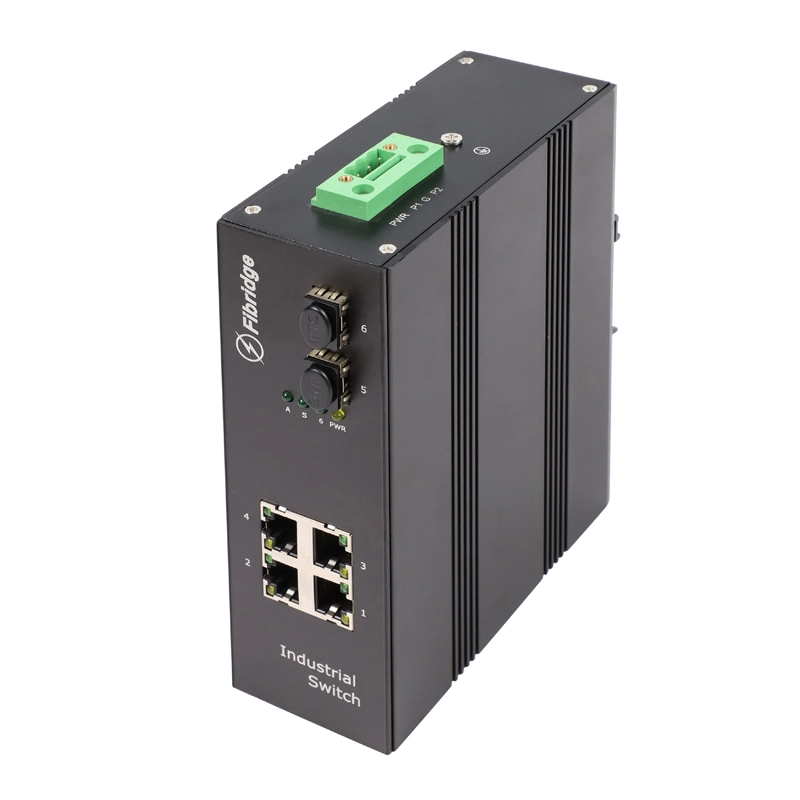 F6-M4GT2GX DIN-RAIL L2 Gestionado 2-Port 1000M Fx 4-Port 1000M Fx Industrial Switch
