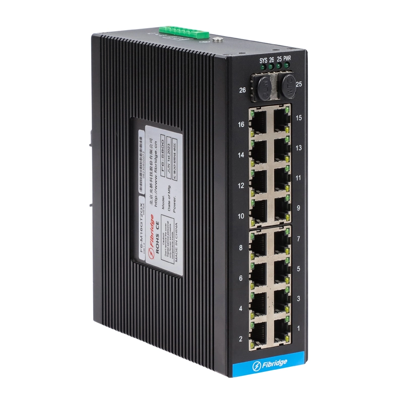 F6-16GT2GX DIN-RAIL 2 puertos no gestionados 1000M Fx 16 puertos 1000M Tx