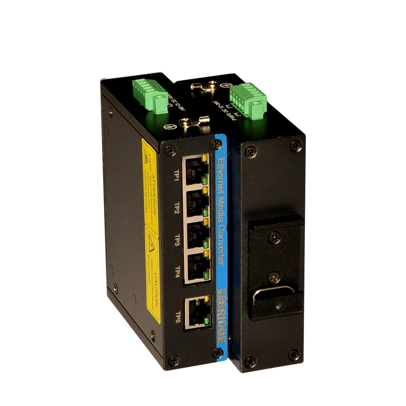 F6-5GT DIN-Rail no gestionado 5 puertos 1000m Tx interruptor industrial