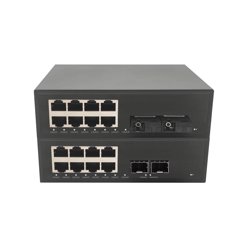 2 puertos 1000M SFP 8 puertos 1000M Tx PoE interruptor no gestionado F6C-5800-8GTP2S