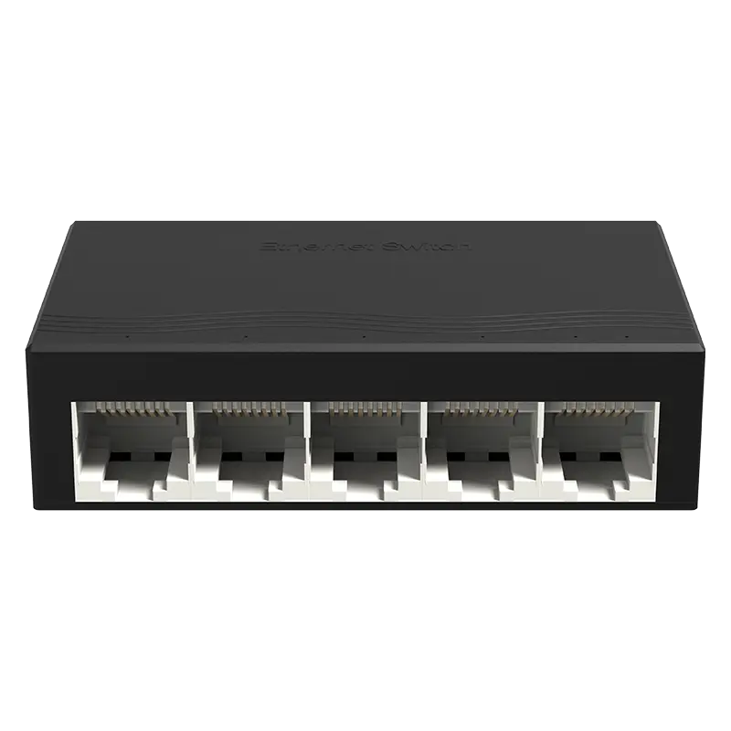 Interruptor PoE eléctrico no gestionado de 5 puertos 2,5G